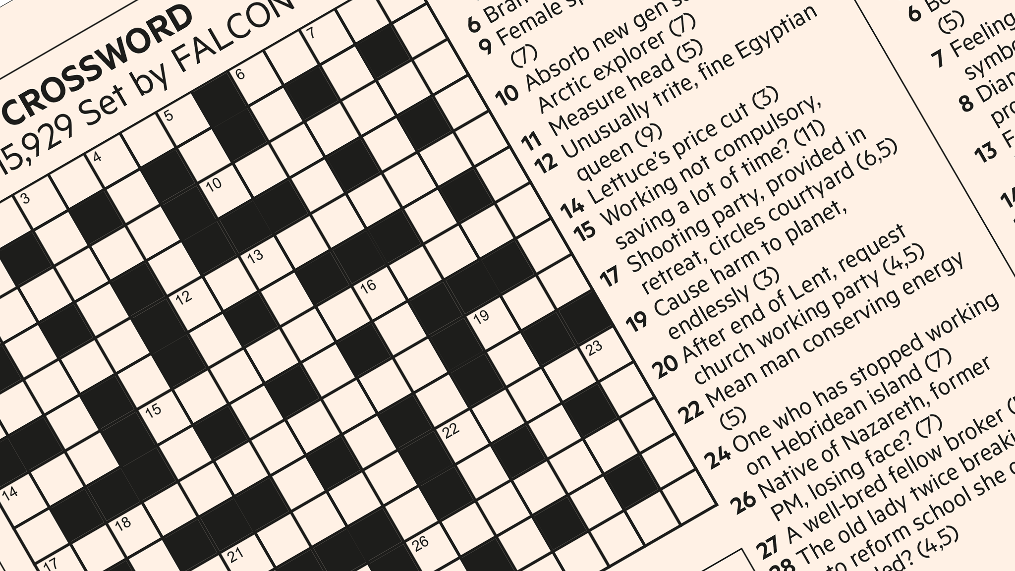 The First-Ever Cryptic Crossword Puzzle, by D.C. Maloney