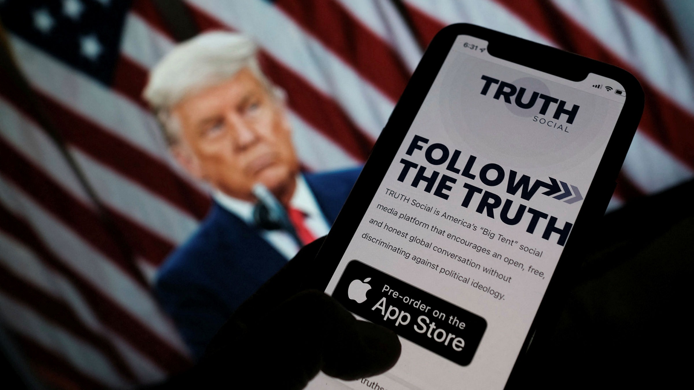 Trump Truth Social App 