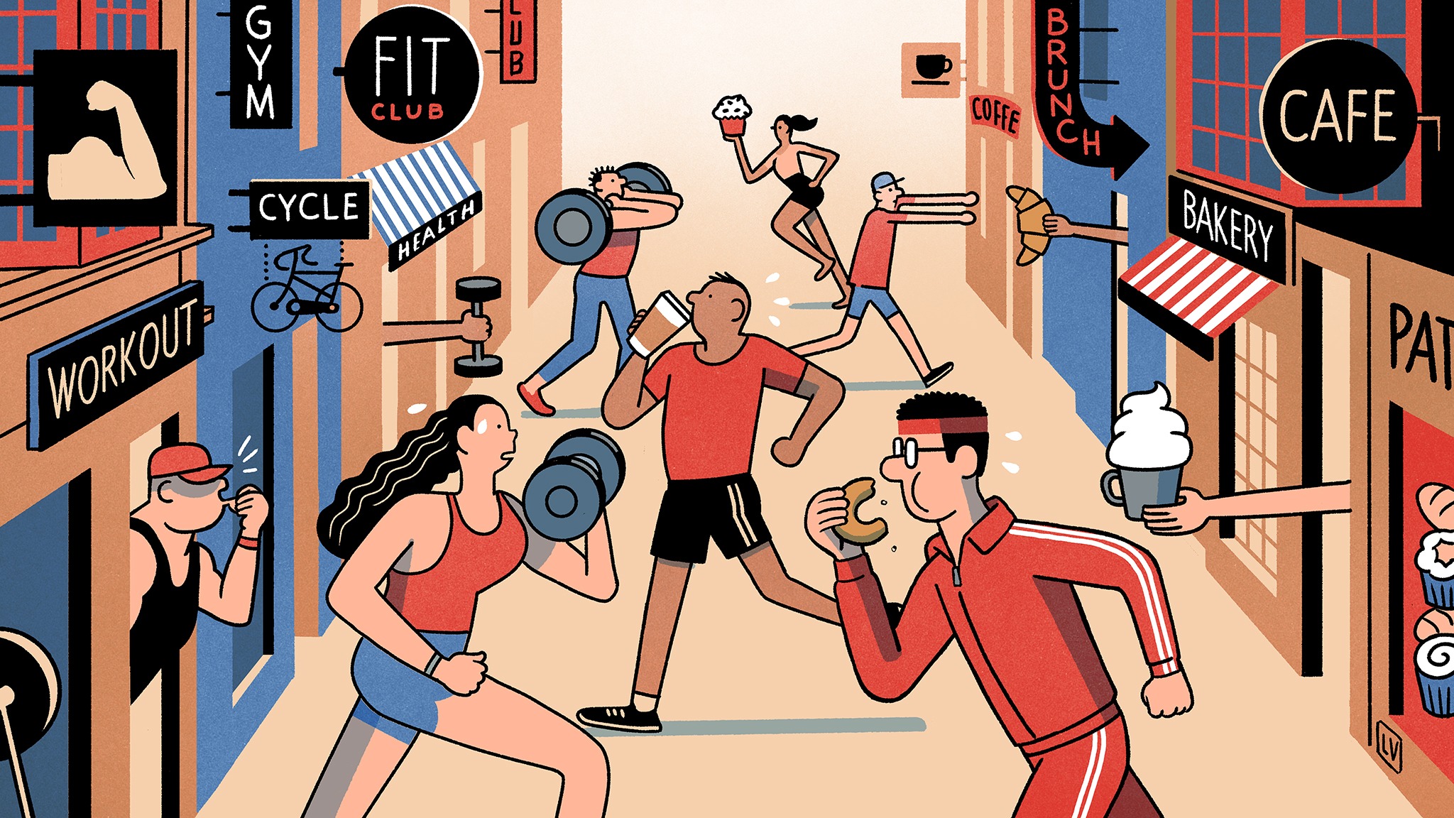 ft.com - Robert Shrimsley - How the reborn high street is making us both fat and fit