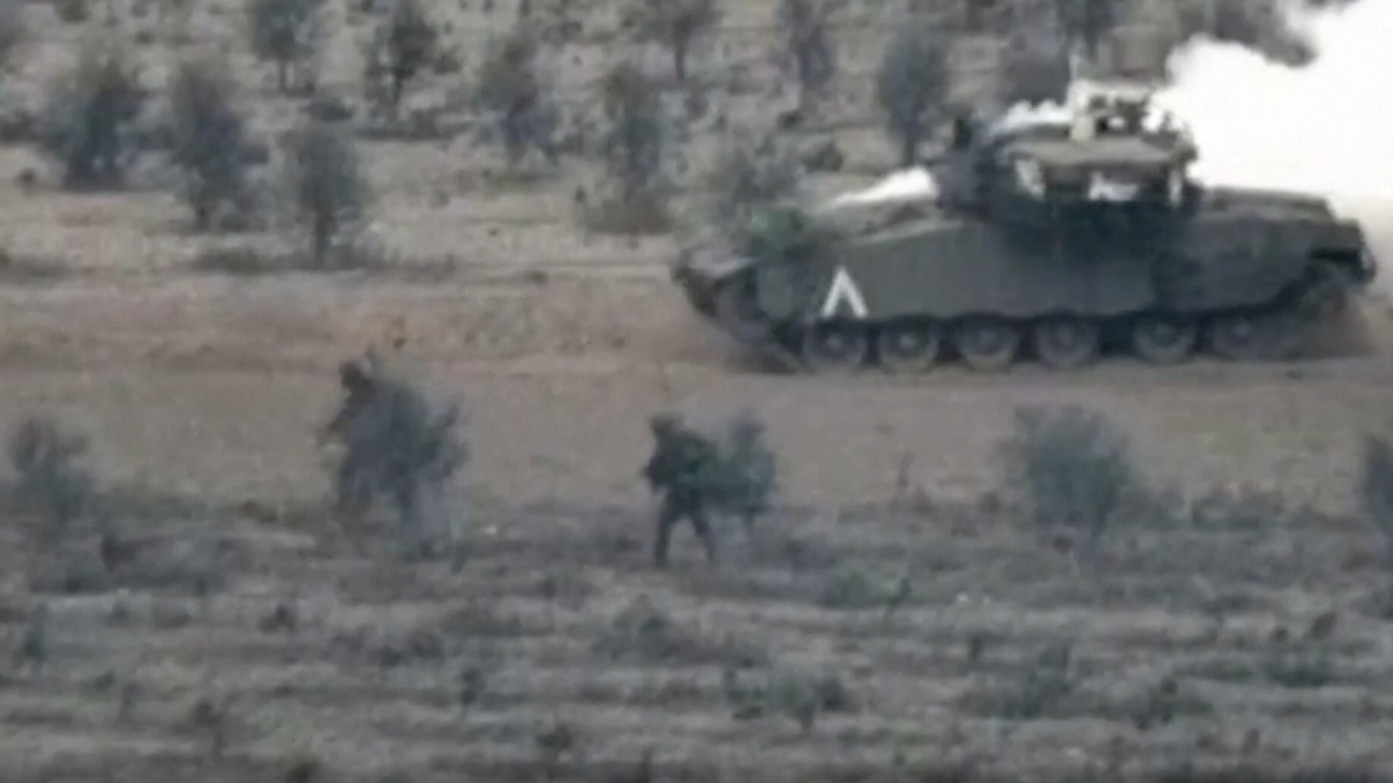 The tactics behind Israel’s ground offensive 1 Footage which is said to show Israeli troops and tanks in the Gaza Strip