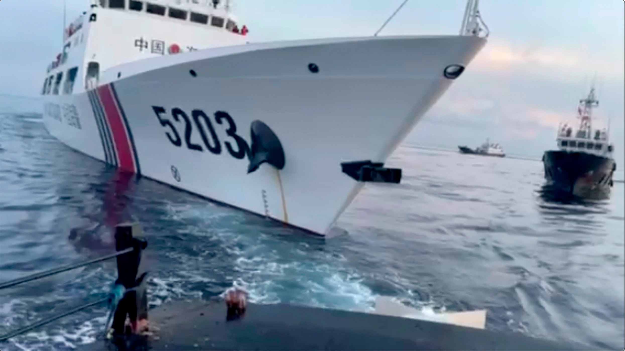 China and Philippines trade accusations after collisions in South China Sea
