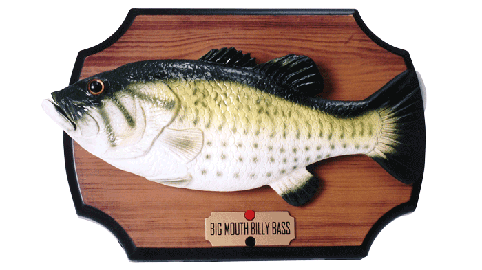 Vintage 1999 Big Mouth Billy Bass Gemmy Singing Fish Be Happy/Take Me to River 