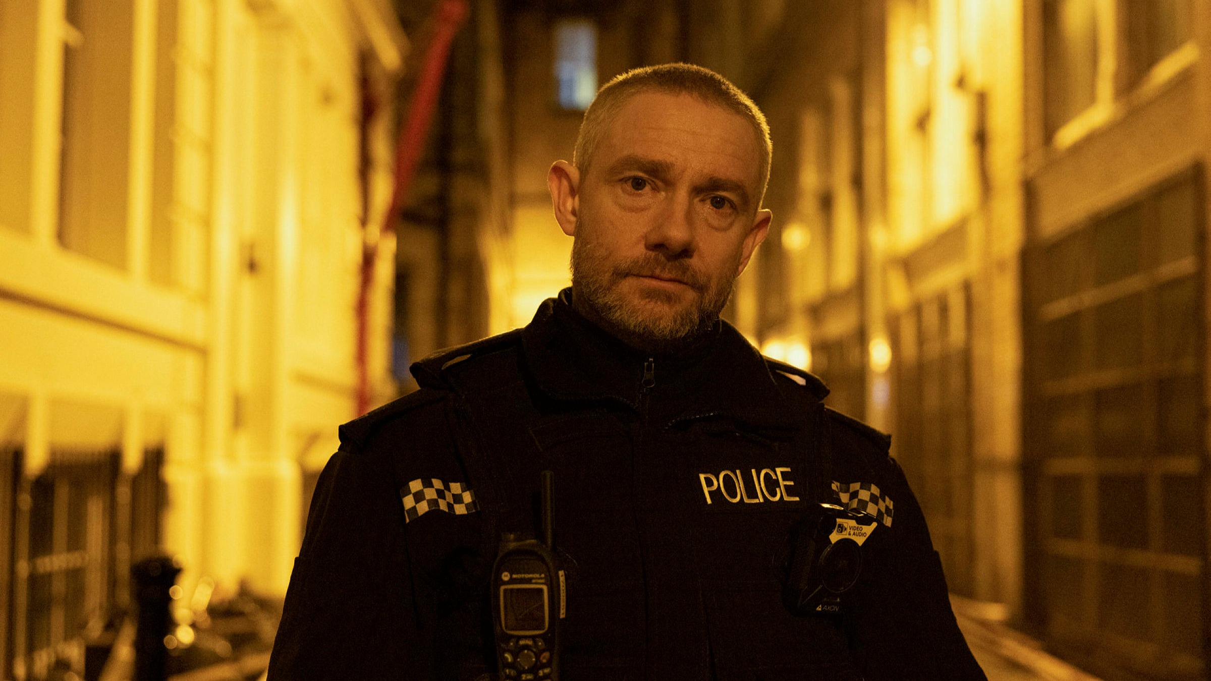 Martin Freeman is a jaded policeman 