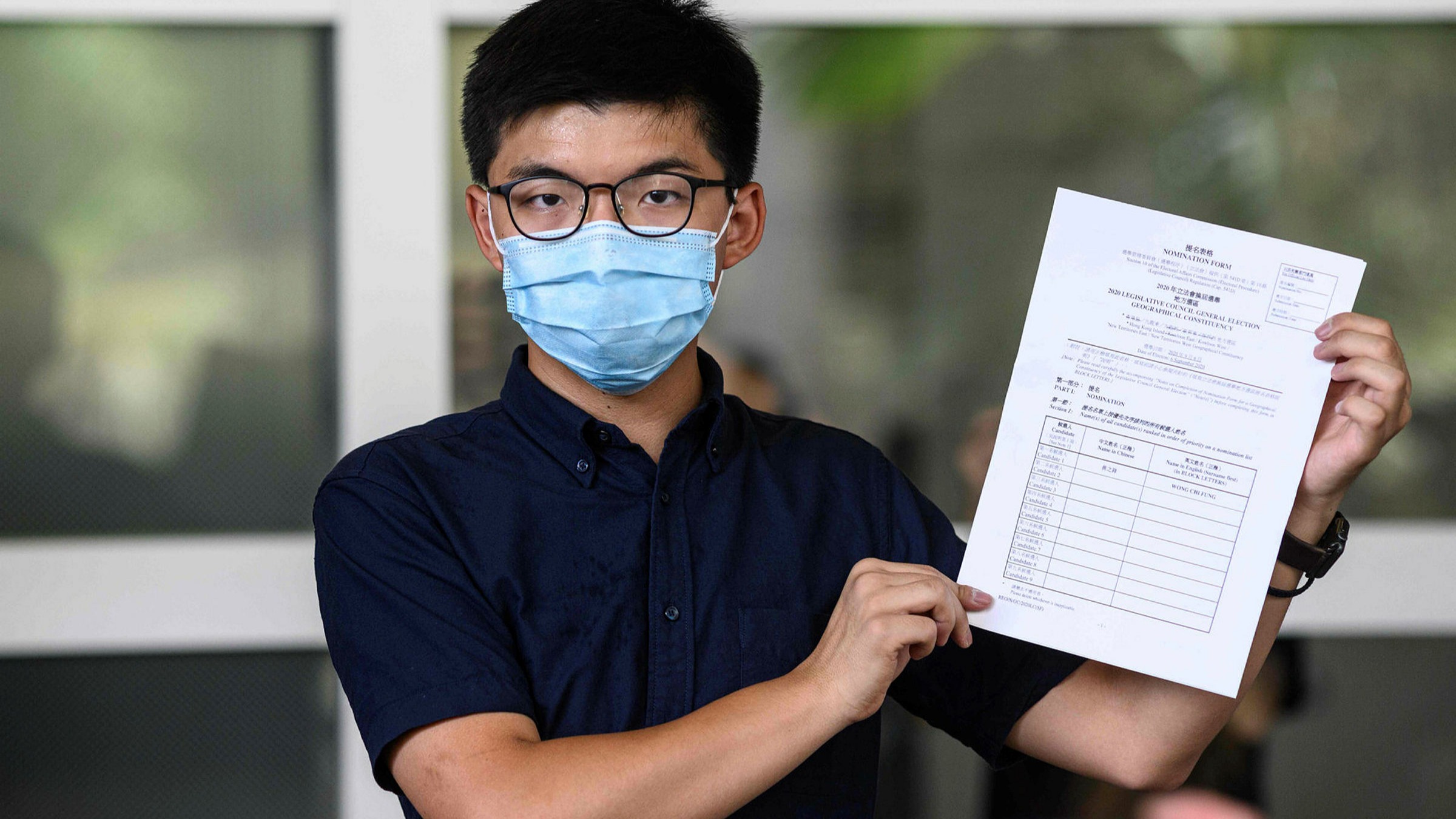 Joshua Wong barred from standing in Hong Kong election | Financial Times