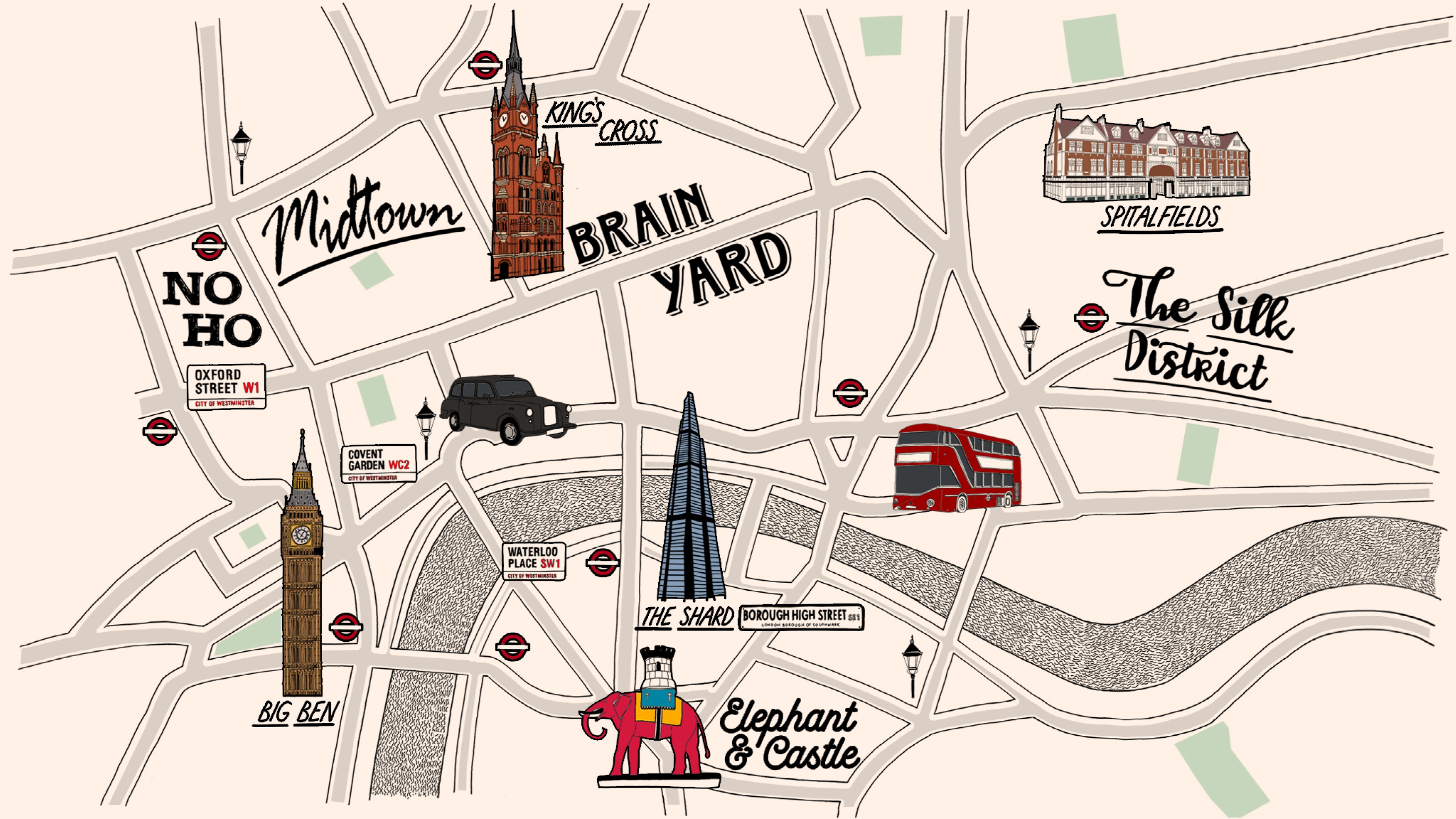 The London districts nobody knows: where are NoHo, Midtown and ...