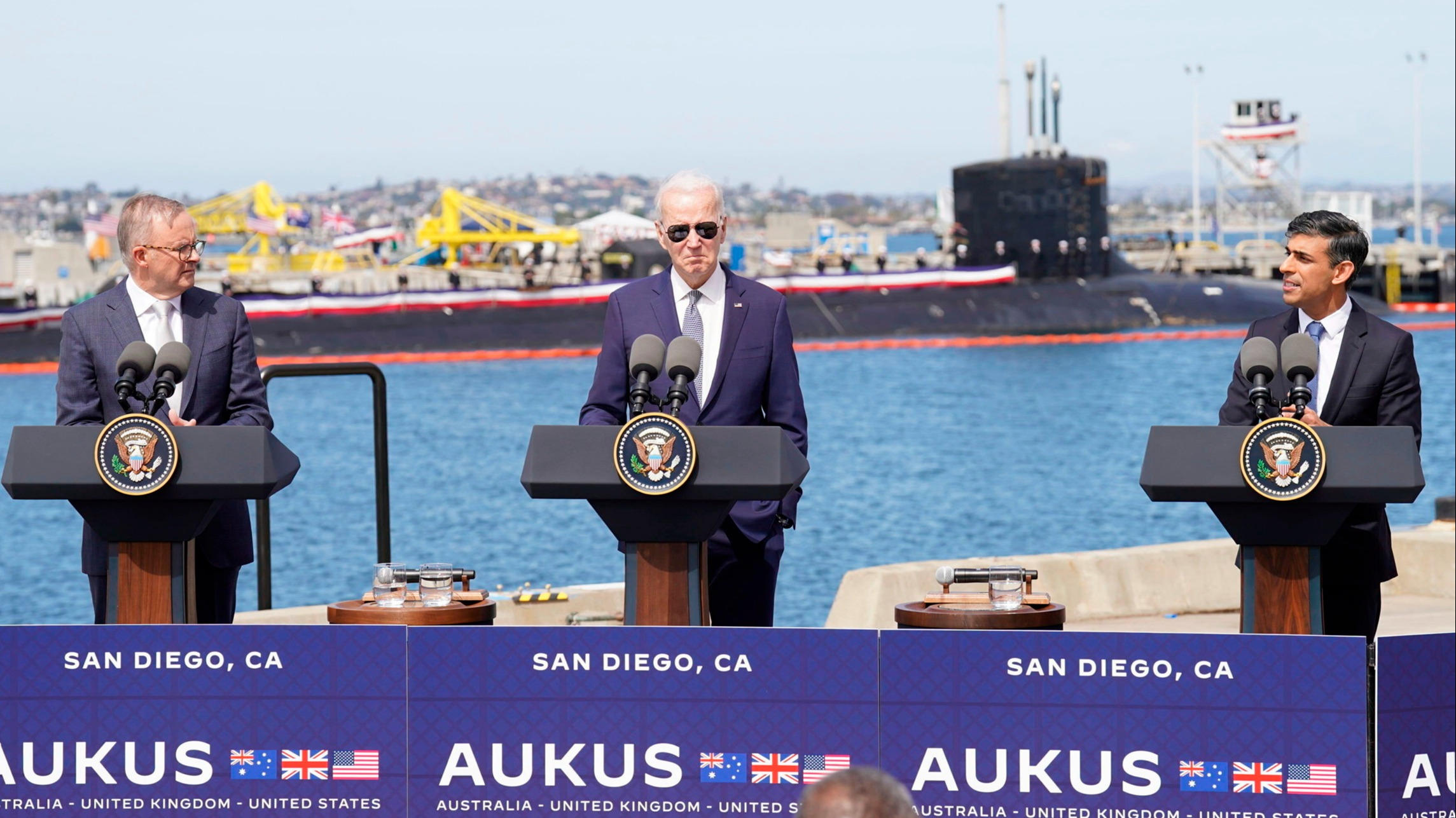 Aukus allies unveil plan to supply Australia with nuclear-powered submarines | Financial Times