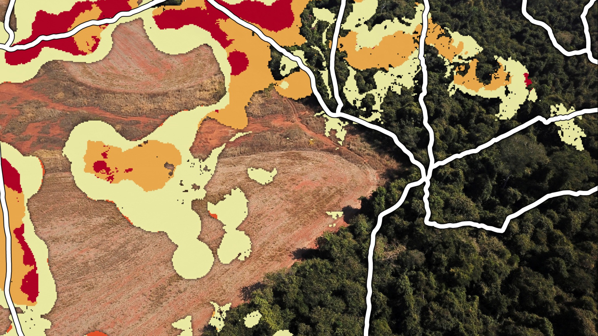 Climate Graphic Of The Week Amazon Rainforest Loss Fuelled By Destruction Around Roads Financial Times