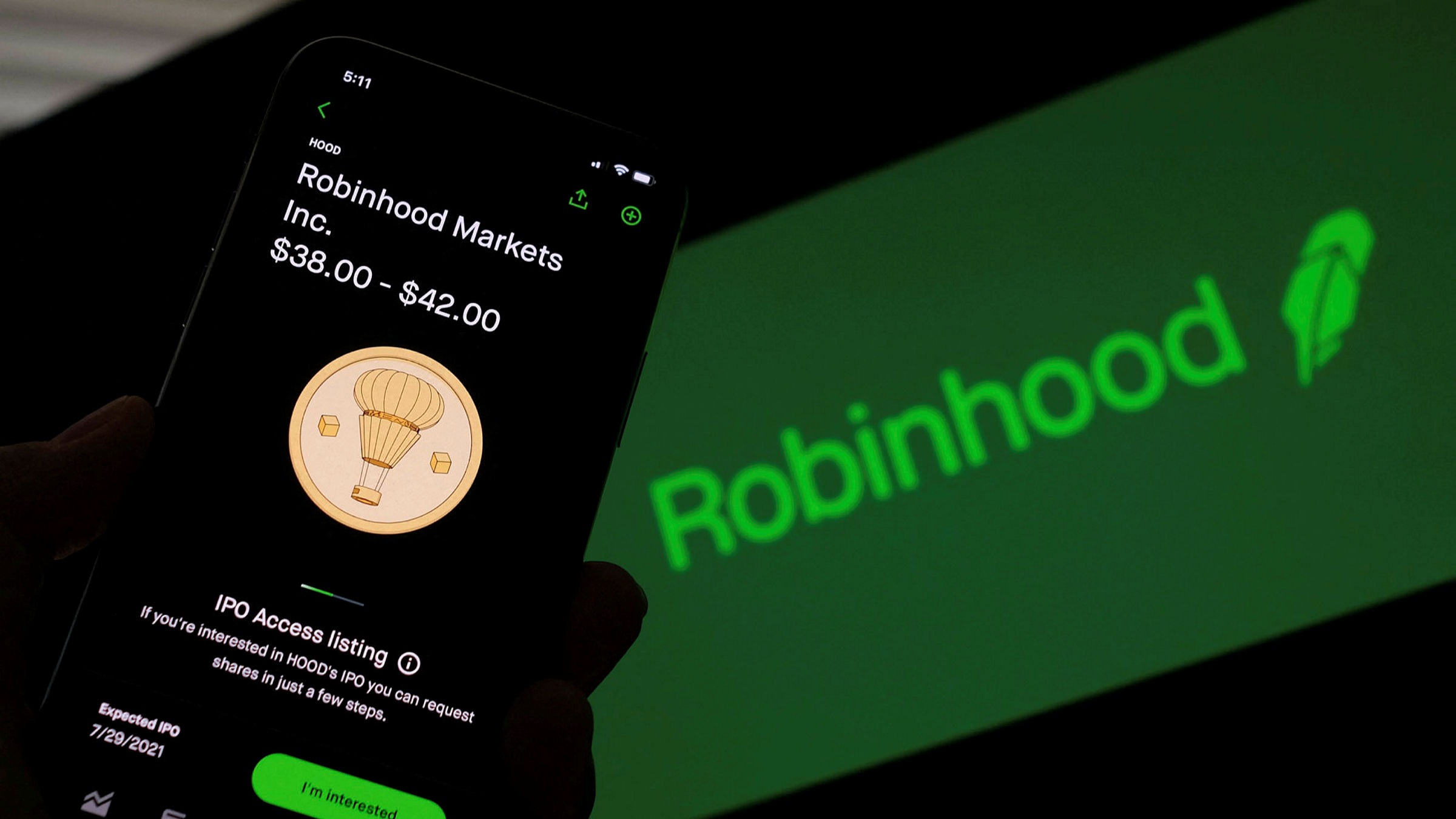 Robinhood investuojantis bitcoin
