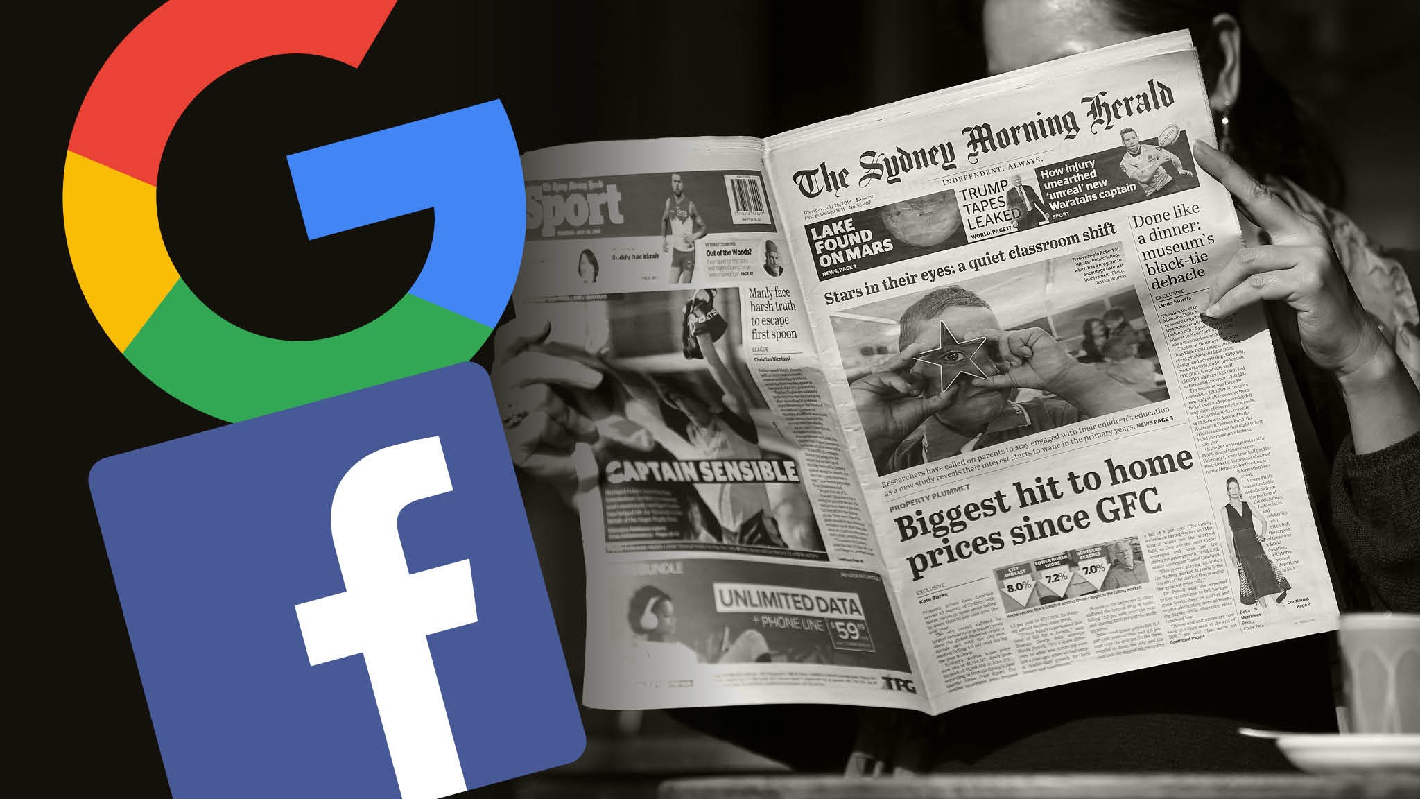 Battle lines drawn as Australia takes on Big Tech over paying for news Financial