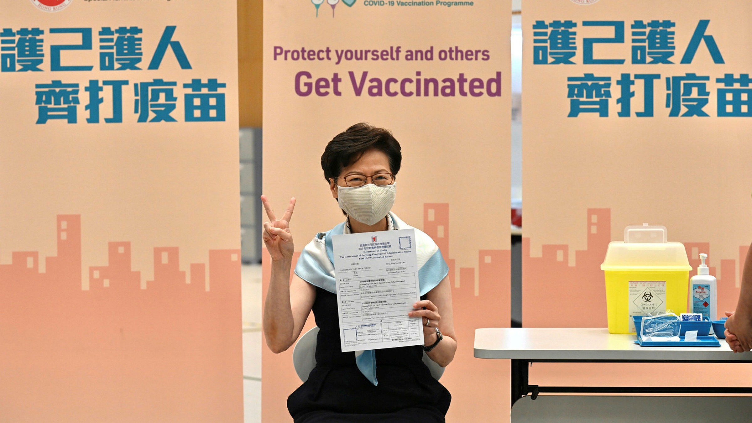Vaccination rate kong hong Optimal Vaccine