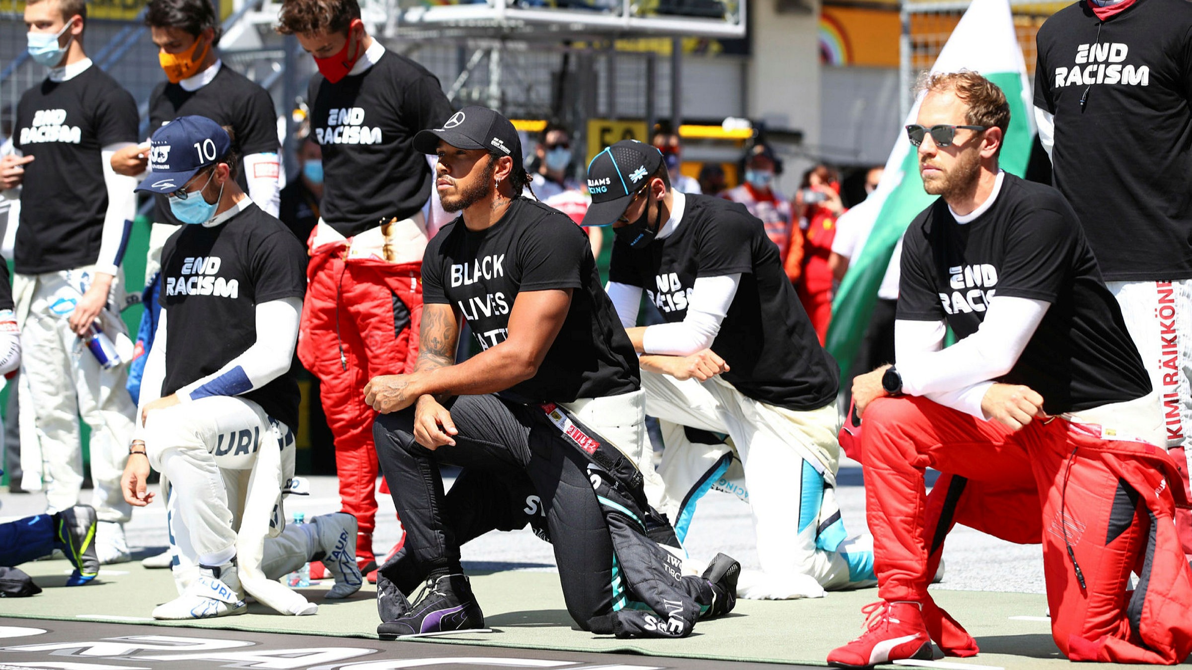 Lewis Hamilton Takes The Knee And Takes On His Sport Financial Times