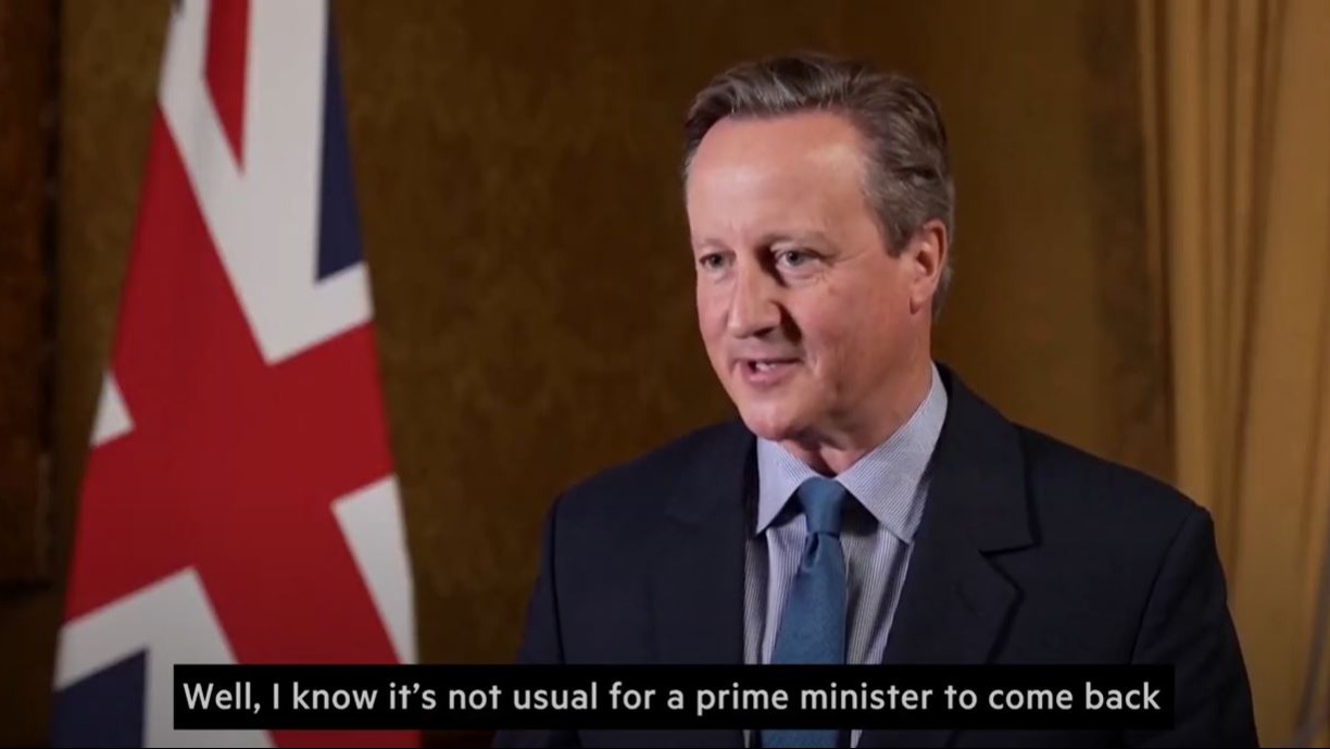 David Cameron interview