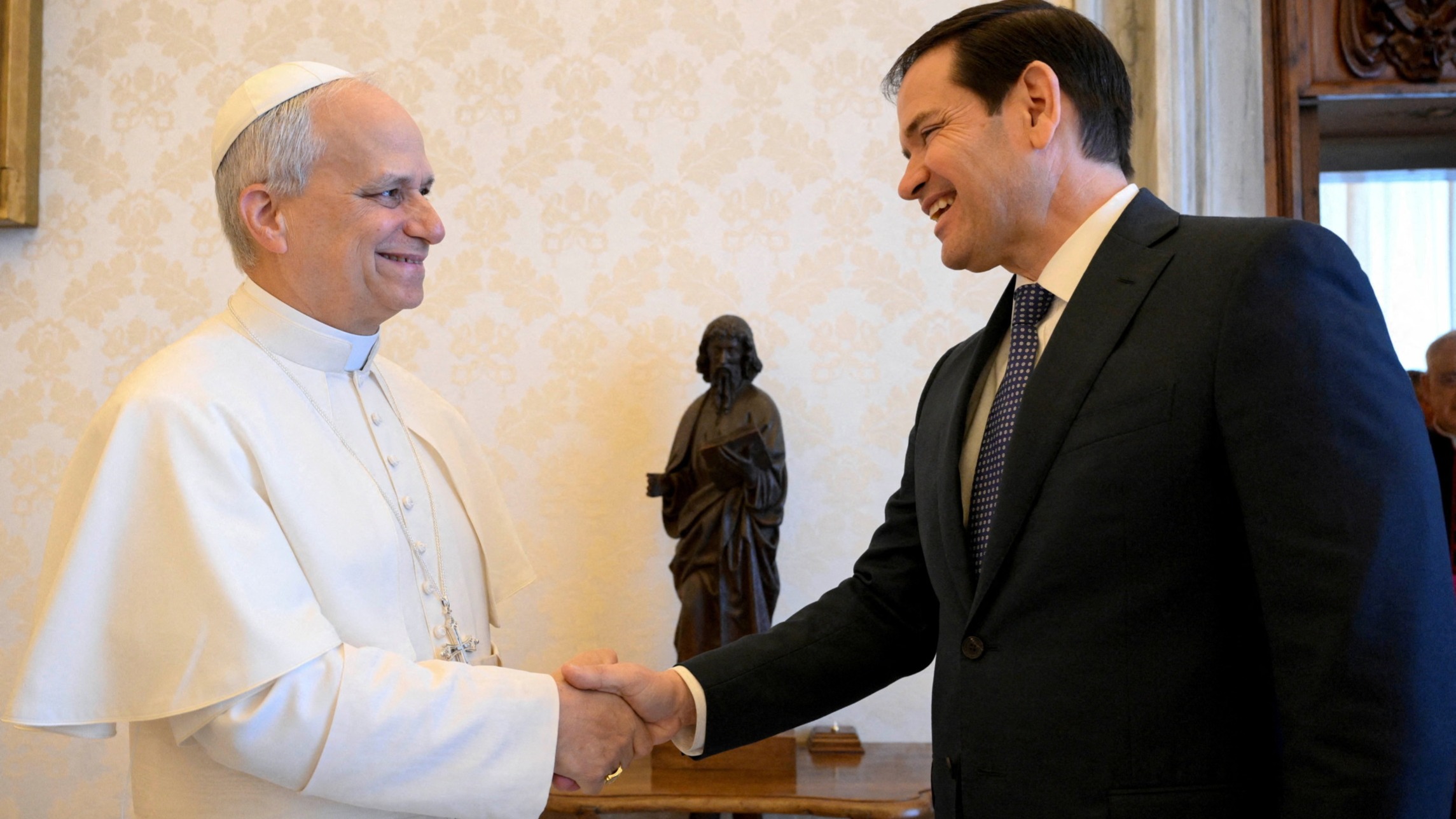 Rubio seeks to mend ties with Pope Leo after Trump row